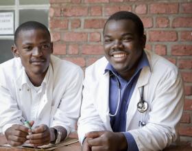 © 2012 Jessica Scranton/SHOPS Project. Description - Two doctors from a private hospital in Malawi